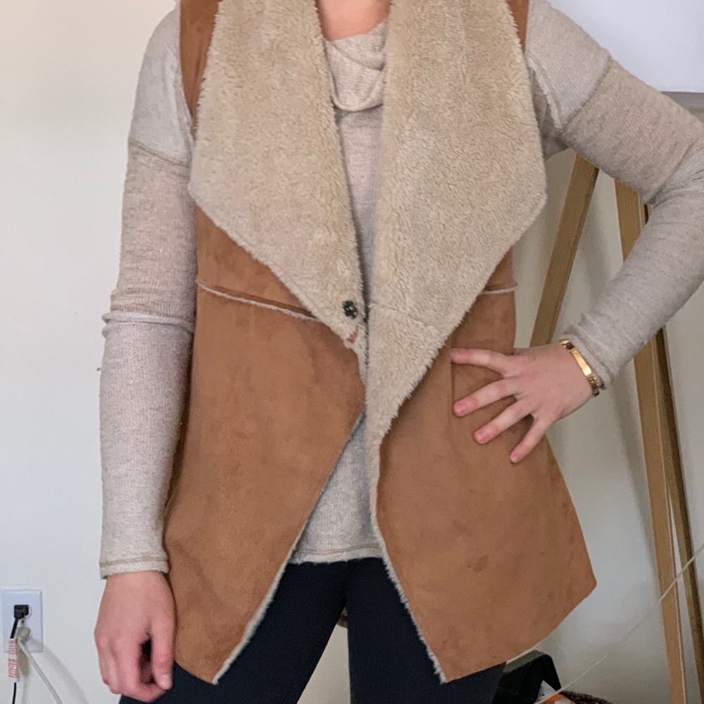 Suede Vest - image 1